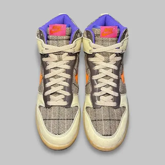 Nike Dunk High Premium ‘Mr. Rager’ Tweed Plaid Sneakers - Men’s Size 10.5 Dunk High Pro SB  main image 3
